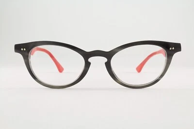 Authentic Anne et Valentin MINIBLUE 1253 45mm Black Marble Red Cat Eye Glasses - Image 1 of 4