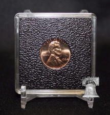 19mm Russia 50 Kopeks Coin Holder 2x2 QUADRUM INTERCEPT Capsule Snap + Stand