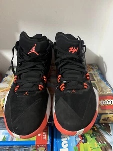 Nike Air Jordan Zion 1 PF Black Bright Crimson White Mens Size 13 - Picture 1 of 9