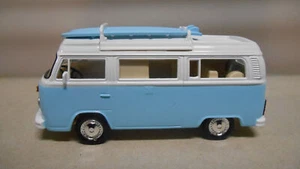 VOLKSWAGEN T2B COMBI CAMPER VAN 1973 BLUE & WHITE 1:43 NOREV JETCAR - Imagen 1 de 4