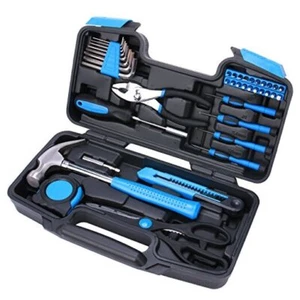 EFFICERE 40-Piece All Purpose Household Tool Kit – Includes All Essential - Picture 1 of 8