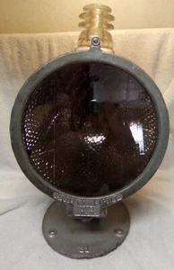 Vintage Railroad?? RR Utility Light. Cast Iron. Heavy, Odd & Unique. Gr8t Piece - Picture 1 of 12