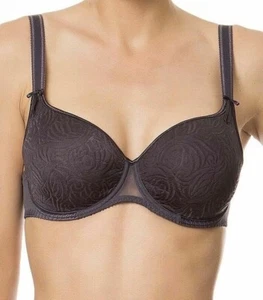 Empreinte Verity Spacer Bra Ardoise Slate Size 34C Padded Full Cup T-Shirt 40173 - Picture 1 of 12