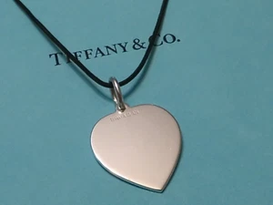Tiffany & Co. Sterling 9Heart Tag Pendant Necklace - Picture 1 of 14