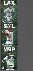 3 card lot 2024 TOPPS CITY TO CITY FREEMAN CORREA & ARENADO - Picture 1 of 1