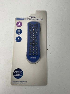 Philips SRP2013I/27 Blue Universal 3 Device Remote Control - Image 1 of 4
