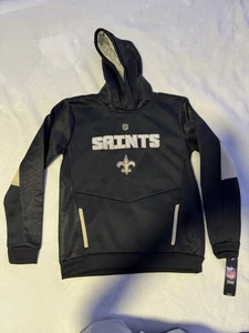NUEVO CON ETIQUETAS Niños NFL Ropa Negro New Orleans Saints Talla Grande Sudadera con Capucha $55 - Imagen 1 de 10