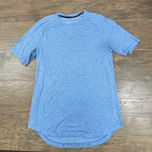 Lululemon Shirt Mens Large Blue Athletic Workout Gym- READ - Picture 1 of 8