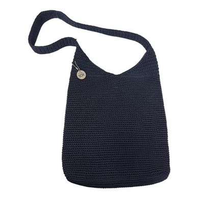 Bolso de Hombro The Sak Crochet Azul Marino Hobo Cartera Playa Neutico Bandolera Foto 1 de 4