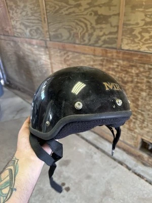 1999 M2R 503 capacete de rosto aberto tamanho pequeno Harley Chopper motocicleta - Imagem 1 de 4