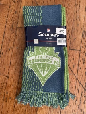 Seattle Sounders FC Two-Tone Scarf - Image 1 of 4