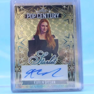 KAREN GILLAN 2024 Leaf Pop Century #1/1 Autograph SEXY Guardians Of The Galaxy - Picture 1 of 2