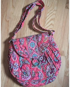 Bolso de Hombro Vera Bradley Boho Saddle Up Boho “call Me Coral” - Imagen 1 de 5