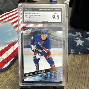 2020-21 Upper Deck - ALEXIS LAFRENIERE - YOUNG GUNS ROOKIE RC CGC MINT PLUS 9.5! - Picture 1 of 2