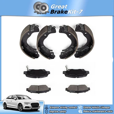 Zapatas de freno delanteras traseras originales zapatas de tambor para Honda Fit 2009-2013 2015-2019 1,5 L Foto 1 de 4