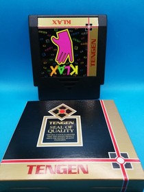 KLAX Nintendo NES Game Tengen with box