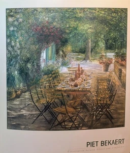 🔥CONVERSATION BETWEEN SILENCE + CONFIDENCE ART PRINT BY PIET BEKAERT 28 x 32🔥 - Picture 1 of 2