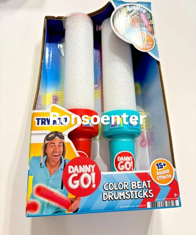 Danny Go! Juguete de baquetas musicales iluminadas Color Beat para niños de 3 años en adelante Foto 1 de 1