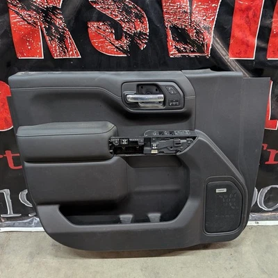 2019-2022 LH Front Crew Cab Door Panel Chevy Silverado GMC Sierra 1500 Jet Black - Изображение 1 из 4