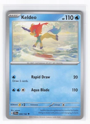 Keldeo (Uncommon) SV05: Temporal Forces 044/162 NM - Image 1 of 2