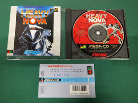 Mega CD -- Heavy Nova -- included spine card. JAPAN GAME. Sega Genesis. 12211