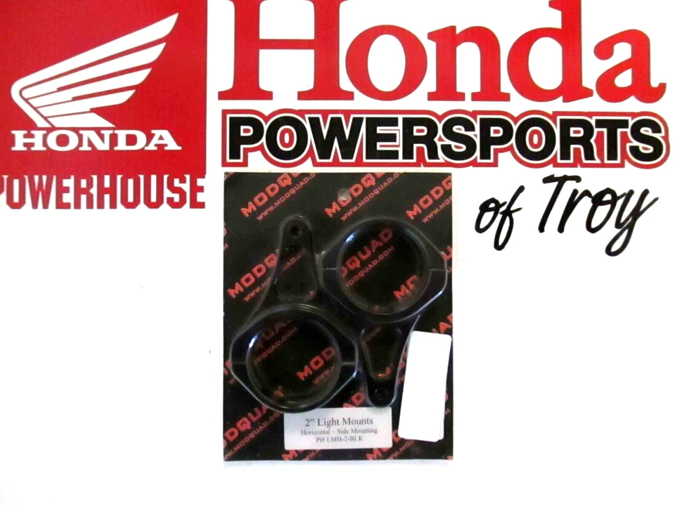 ModQuad Horizontal End Light Bar Mount - 2in. - Black LMH-2-BLK - Image 1 of 1