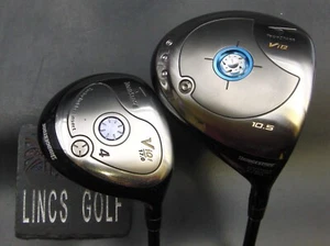 Set of 2 Bridgestone Tourstage 4 Wood & 10.5° Driver Stiff & Regular Graphite - Picture 1 of 6