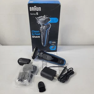 Braun Series 5 5120s Electric Shaver Wet/Dry Turbo Mode with NEW ACCESSORIES - Imagen 1 de 11