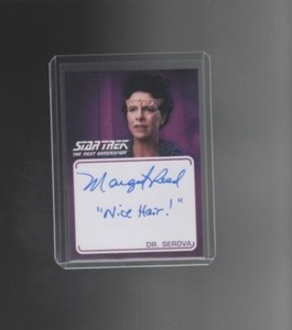 Star Trek TNG Archives & Inscriptions Margaret Reed autograph 