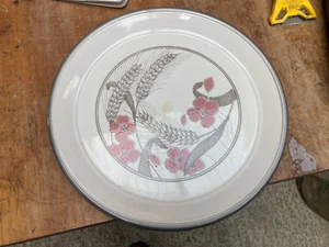 Plato de cena vintage de cerámica de campo de reliquia de los años 80 de 10 pulgadas y 25 cm de diámetro x 4 - Imagen 1 de 2