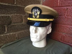 WW2 US Navy officers visor cap,  size 58 - Picture 1 of 2