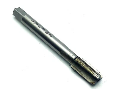 3/8"-32 UNEF Machine Thread Tap  New HSS 3/8-32 UNEF Tap Right Hand Thread - Image 1 of 3