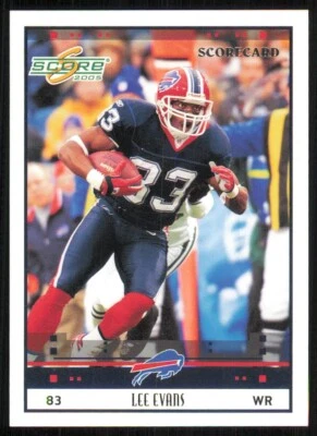 2005 Score Scorecard #31 Lee Evans /599 - Image 1 of 2