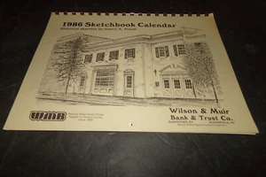 Vintage Sketchbook Calendar Kentucky Old Talbott Tavern Federal Hill Old Mill 86 - Picture 1 of 12