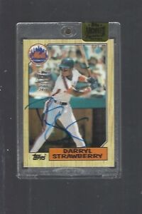 2015 Topps Archives Signature Series Darryl Strawberry #1 of 1 !!! Autograph NM+
