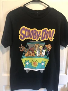 Scooby Doo Shirt Black Graphic Tee T Shirt M BRAND NEW !!!! - Picture 1 of 8