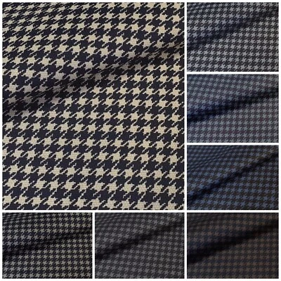 Möbelstoff Polsterstoff Bezugsstoff Web Stoff Hahnentritt Empire Fleecerücken