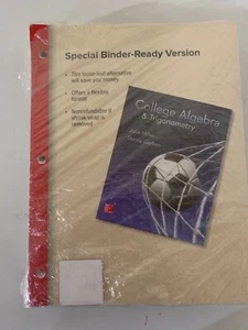 College Algebra and Trigonometry Julie Miller & Donna Gerken New Binder Ready - Picture 1 of 4