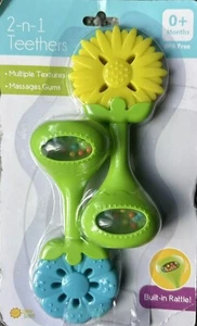 Sunny Days 2 in 1 Teethers in Rattle - Picture 1 of 1
