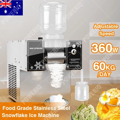 60KG/24H Commercial Snowflake Ice Machine Maker Countertop Milk Snow Ice Machine - image 1 of 4