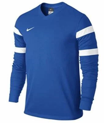 Nike MENS Dri-FIT Football Shirt Trophy II LONG SLEEVE Royal Blue/White XXL - Image 1 of 3