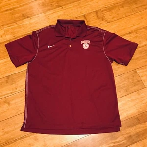 Men Nike Golf Dri-Fit Tour Performance Polo Shirt Short Sleeve Size XL Maroon - Picture 1 of 6