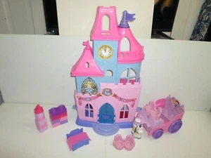 Tested Little People *Princess Castle* Lot Horse Carriage Blocks Music Light Set - Picture 1 of 12