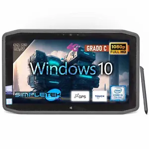 Zebra R12 i5 12,5” Windows 10 Tablet Touch Screen Rugged 8GB 240GB LTE 4G GPS - Picture 1 of 6
