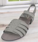 NEW Munro Shoes HAVEN Nubuck Leather Backstrap Comfort Sandals Size 9 GREEN