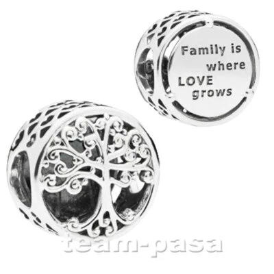 PANDORA Element 797590 Familienstammbaum Charm Bead Silber Schmuck - Bild 1 von 2