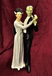 Novia de Frankenstein Boda Baile Halloween Decoración Estatuilla Monstruo Estatua Nuevo - Imagen 1 de 6