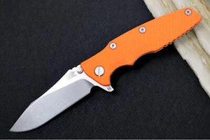 Rick Hinderer Knives Eklipse 3.5" - Hollow Ground Slicer Blade / CPM-S45VN Steel - Picture 1 of 5