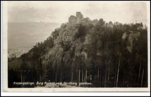 1927 Stempel BAD WARMBRUNN auf AK Riesengebirge Burg Kynast vom Herberg POLEN - Bild 1 von 1