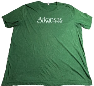 Arkansas The Natural State Mens SS T-Shirt Sz 2XL FREE SHIPPING - Picture 1 of 4
